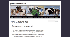 Desktop Screenshot of gosarnasmarsvin.se