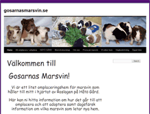 Tablet Screenshot of gosarnasmarsvin.se